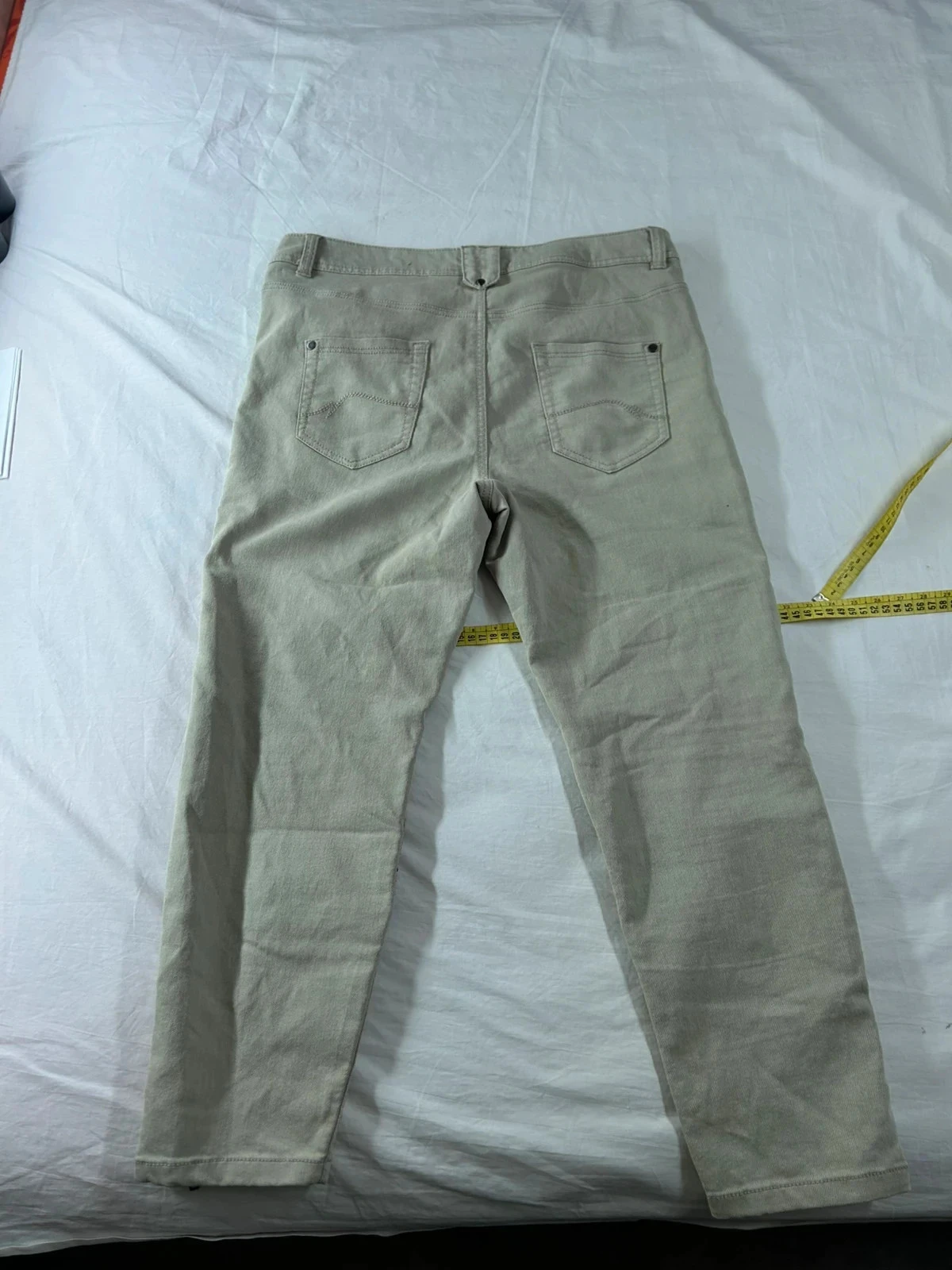 Jeans curtos bege creme ms mode – photo 10